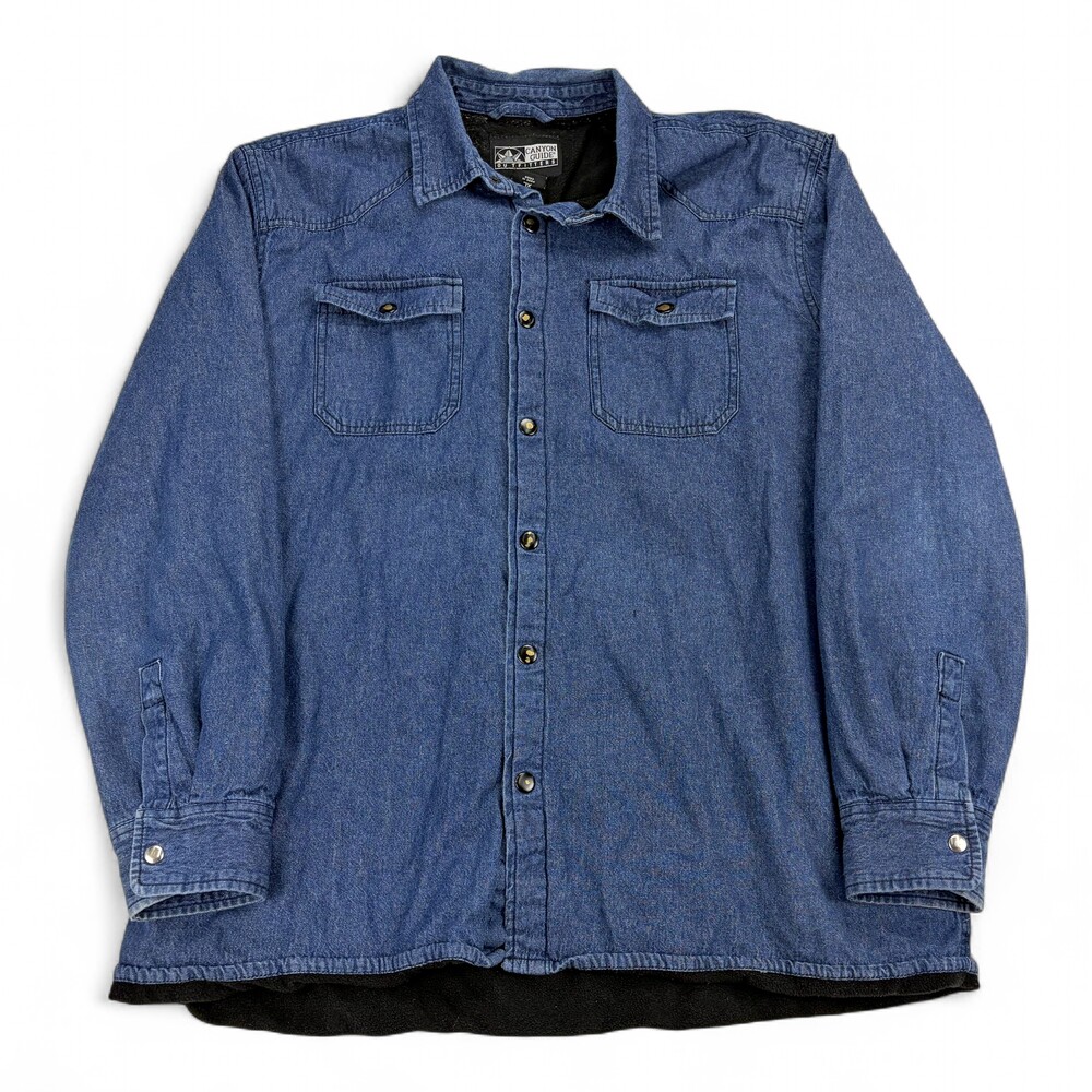Canyon‎ Guide Outfitters Lined Denim Jean Jacket XL